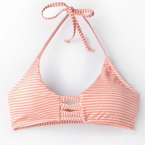 CUPSHE Stripped Cut Out Bikini Top (Top Only)